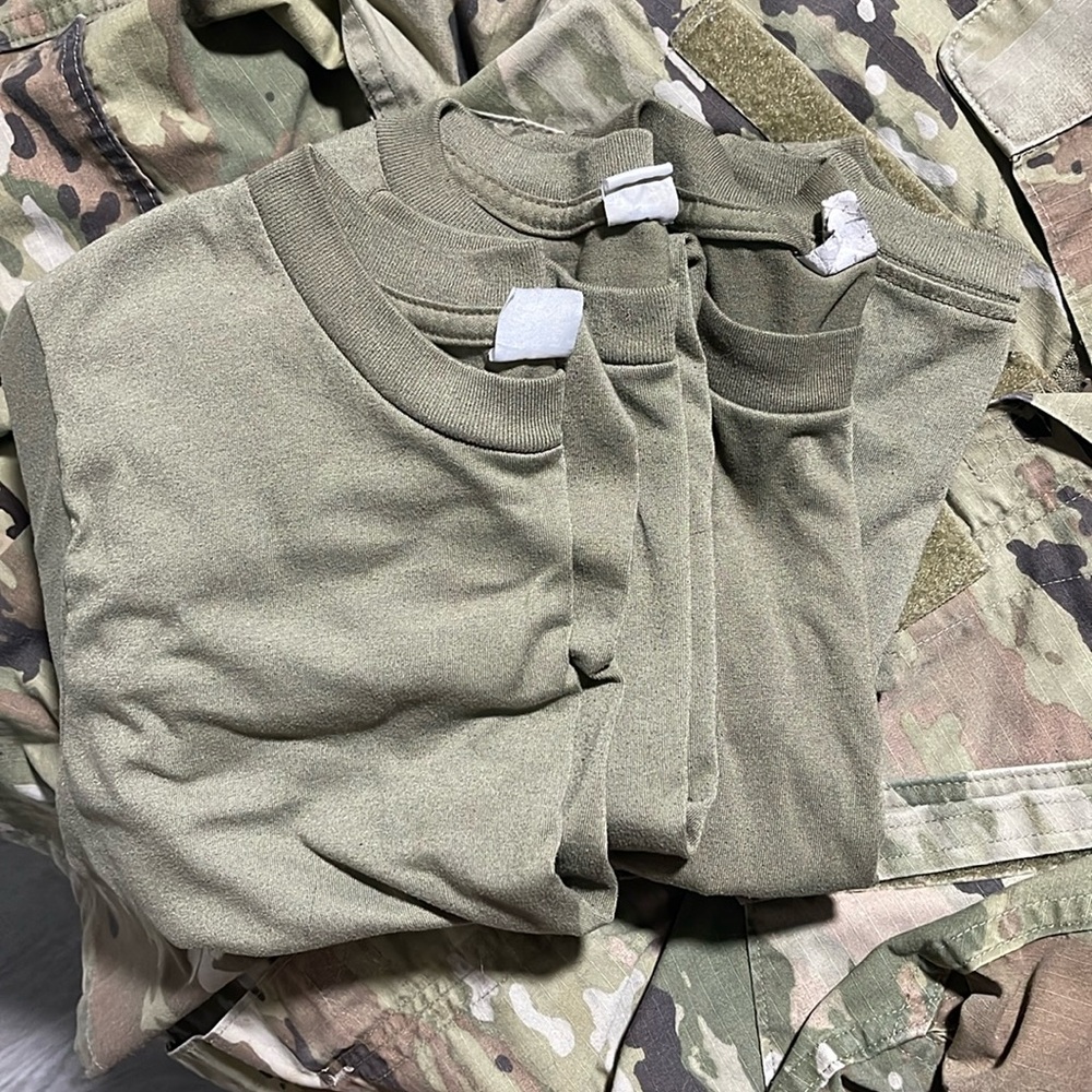 4 Army Tan T Shirts